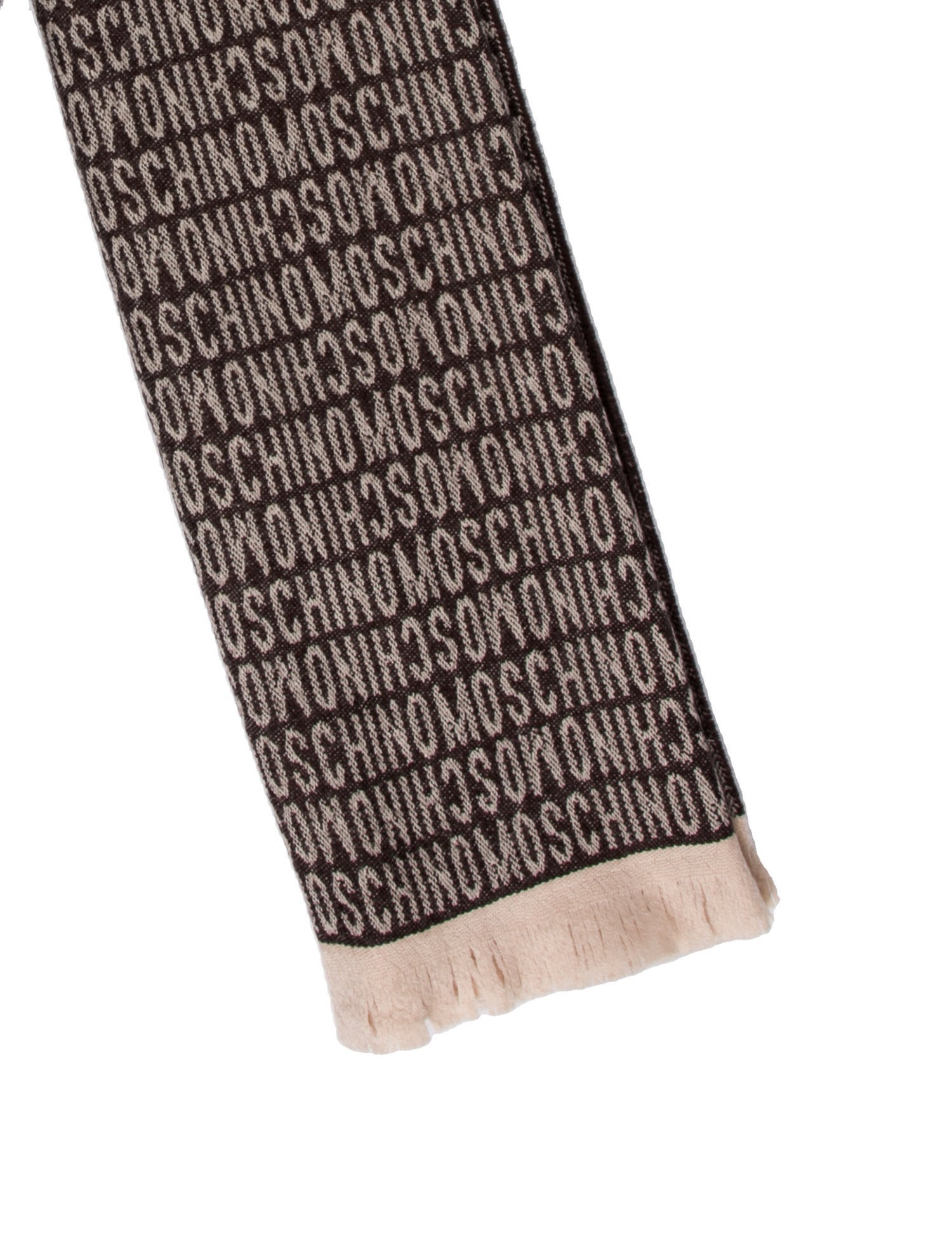 Moschino Wool Printed Scarf