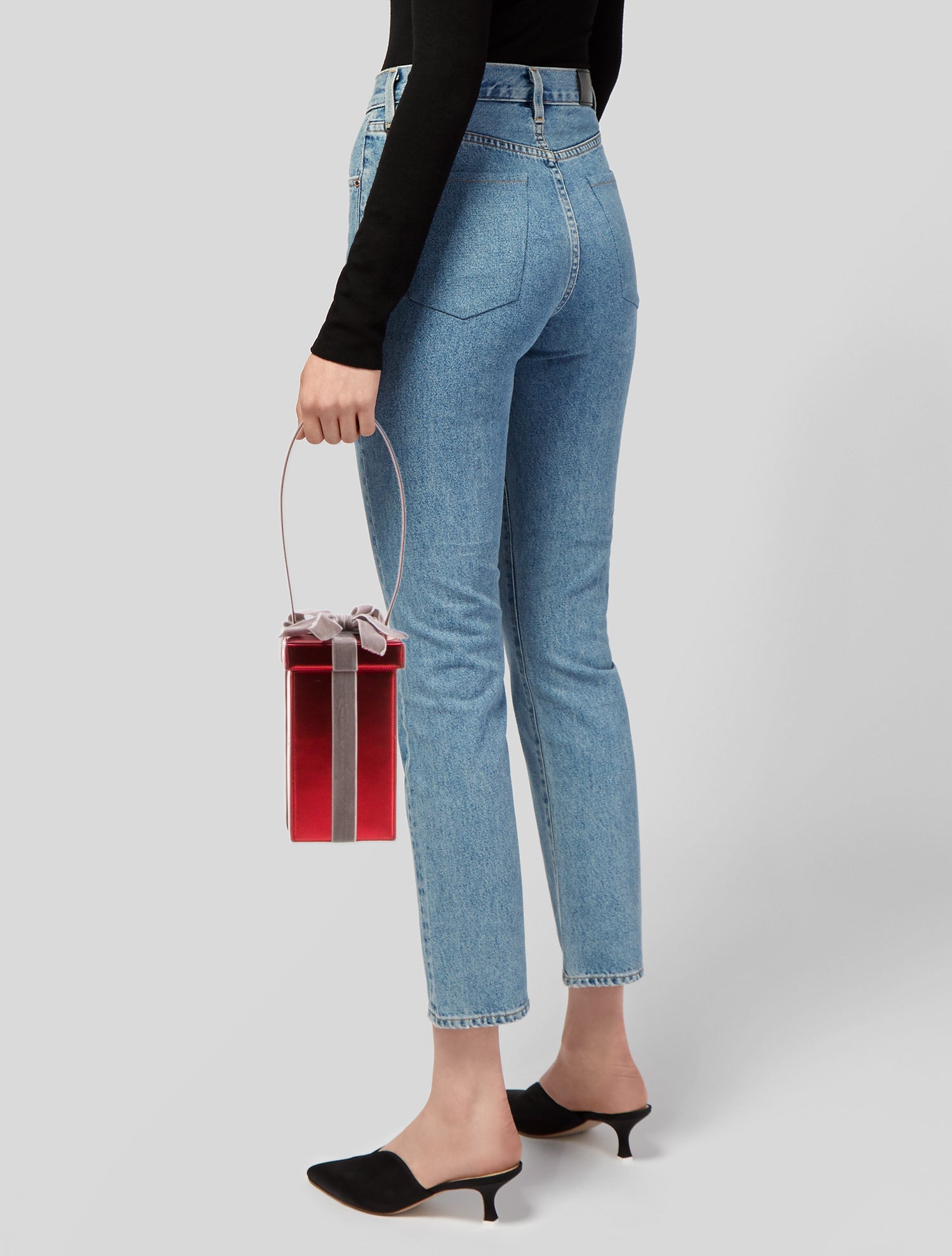 Moschino Leather Top Handle Bag