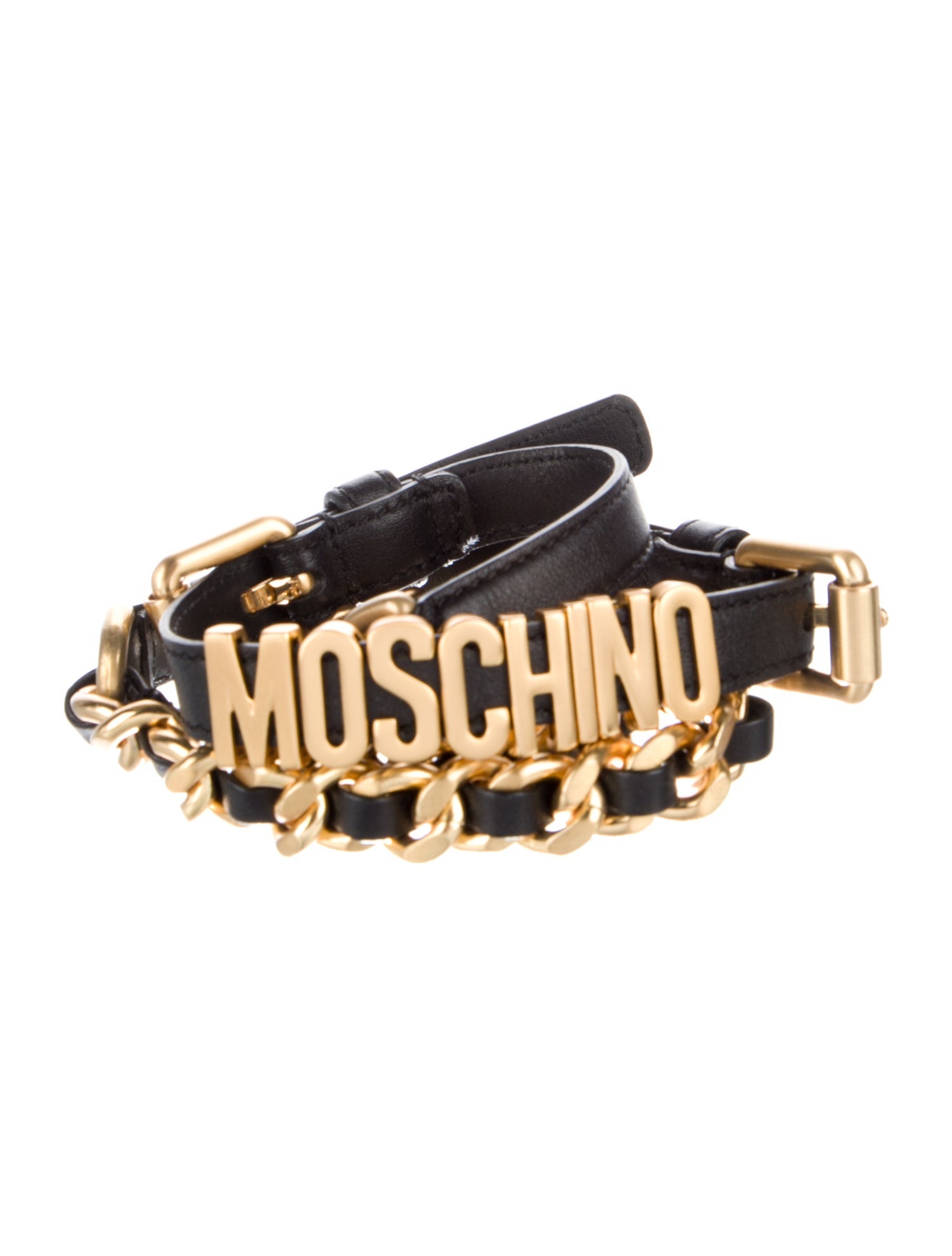 Moschino Leather Belt Kit