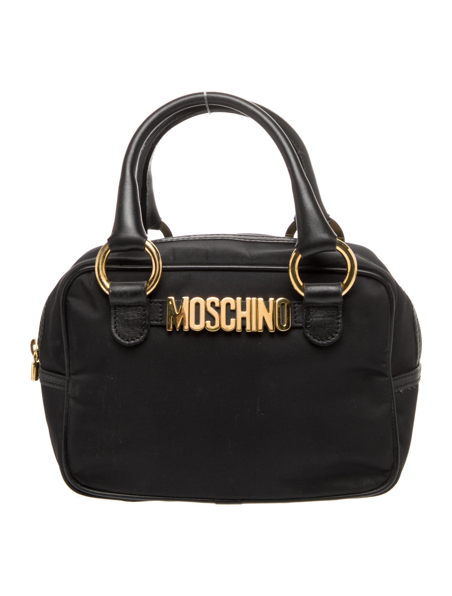 Moschino Signature Top Handle Bag Mini Vintage