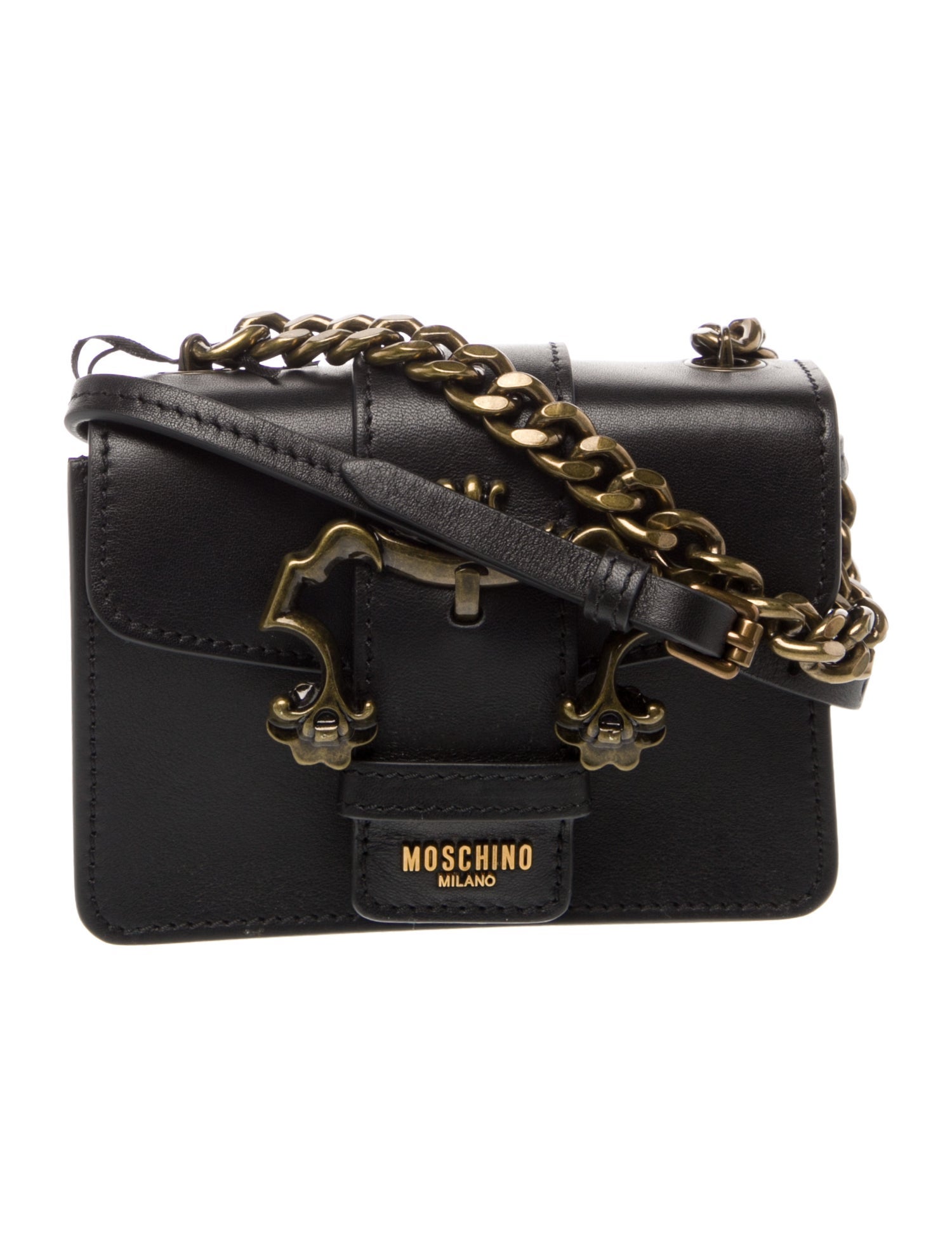 Moschino Leather Crossbody Bag