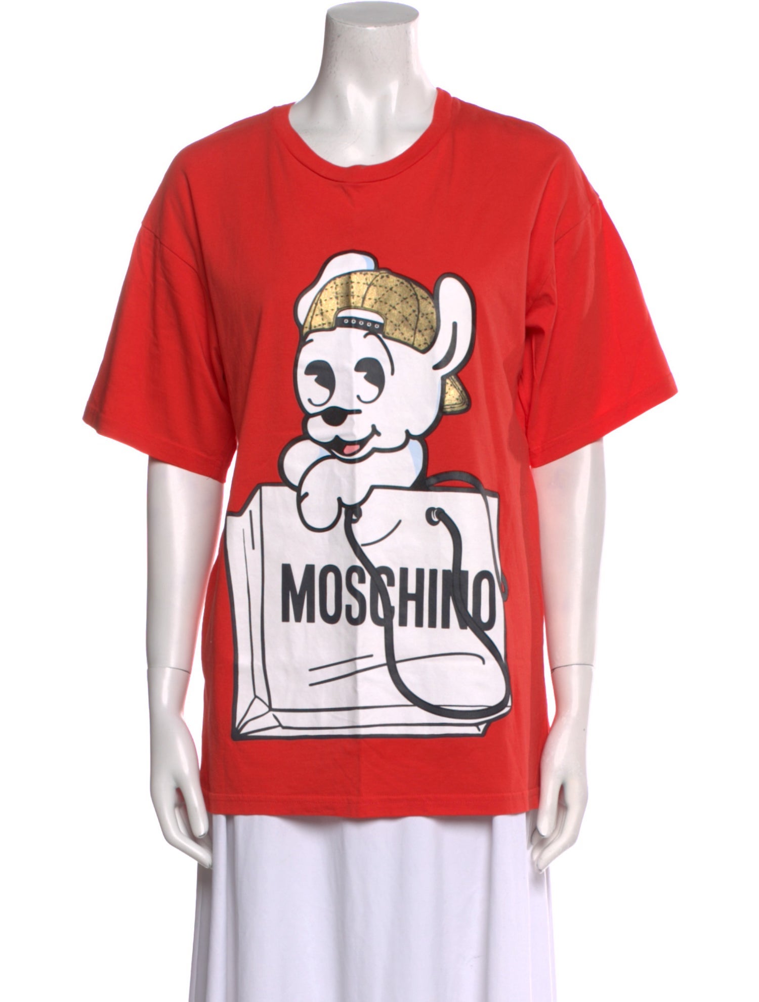 Moschino Graphic Print Crew Neck T-Shirt