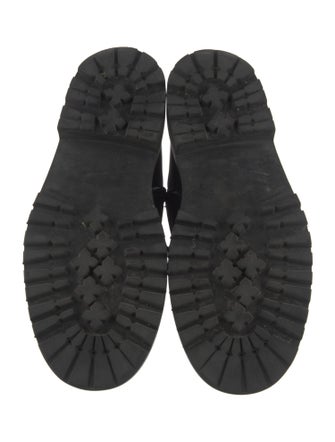 Moschino Leather Combat Boots