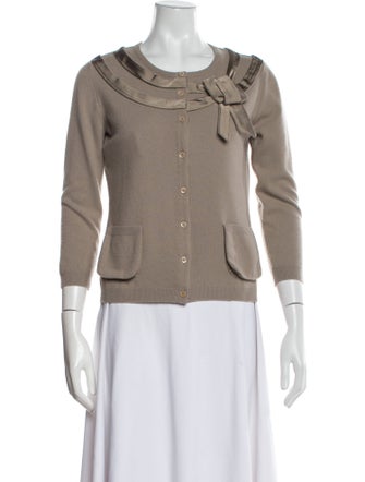 Moschino Virgin Wool Scoop Neck Sweater