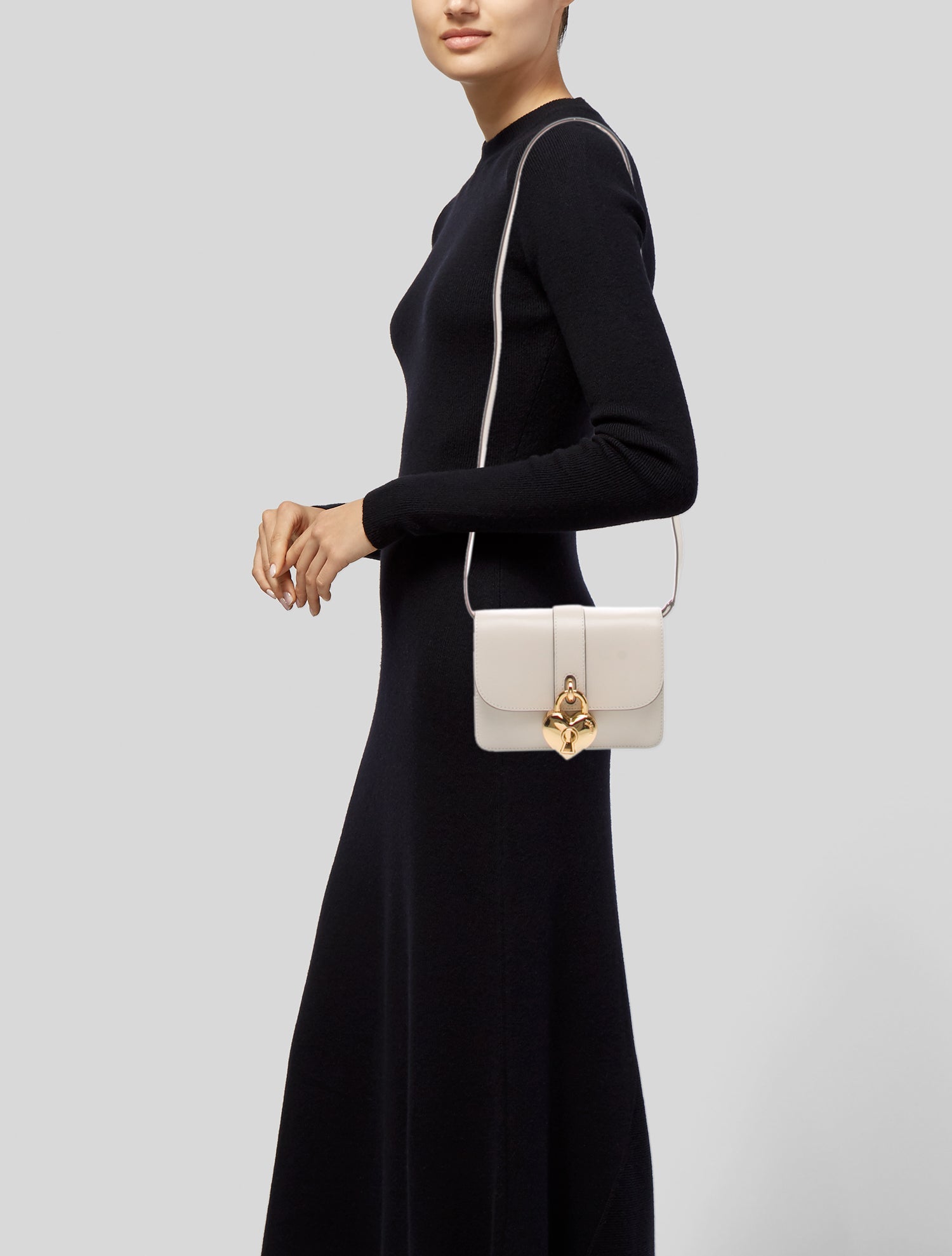 Moschino Couture Leather Crossbody Bag