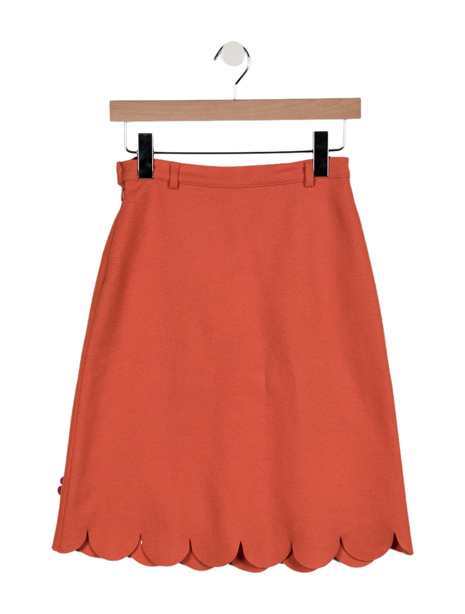 Moschino Girls' Floral Wool Skirt