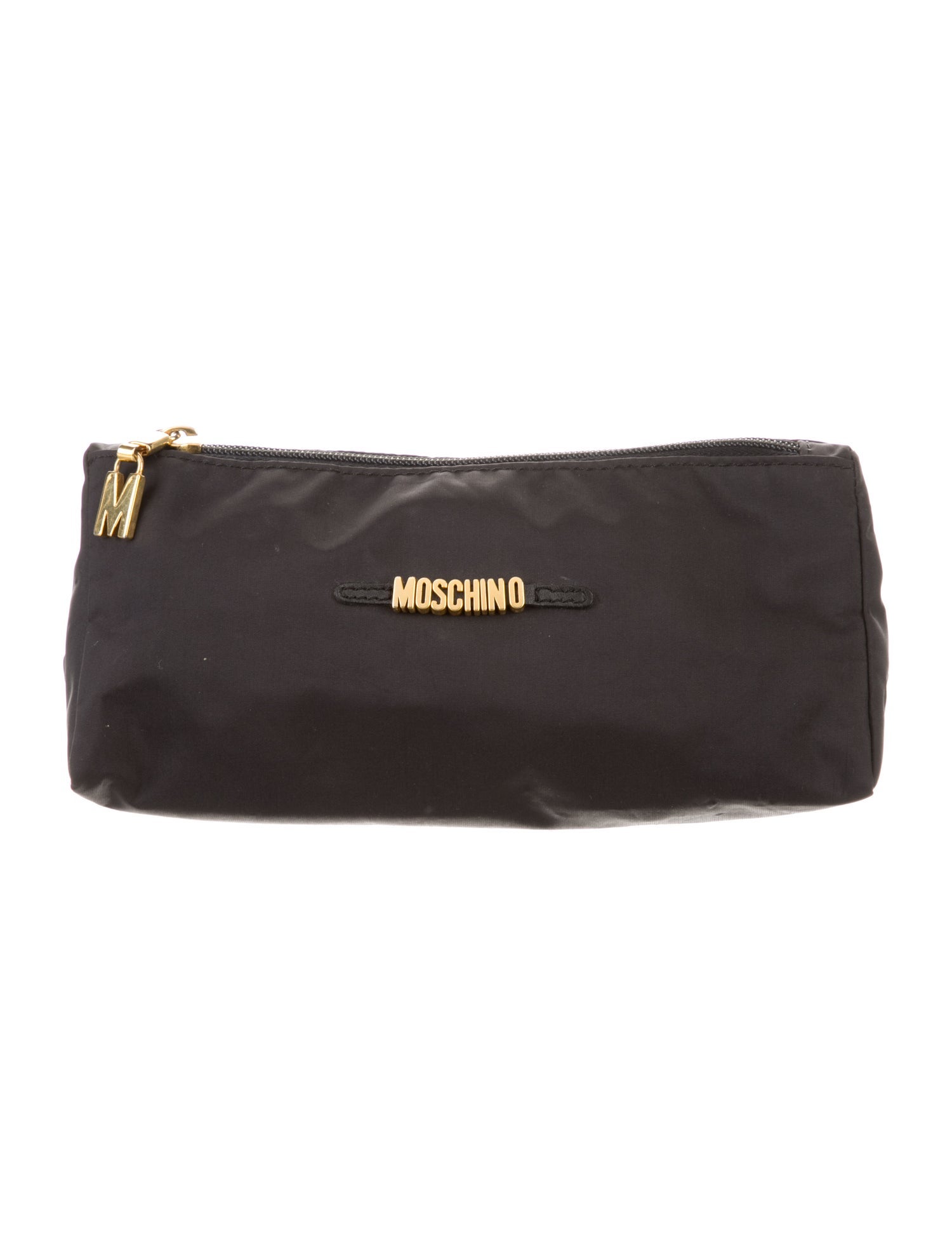 Moschino Logo Nylon Cosmetic Bag