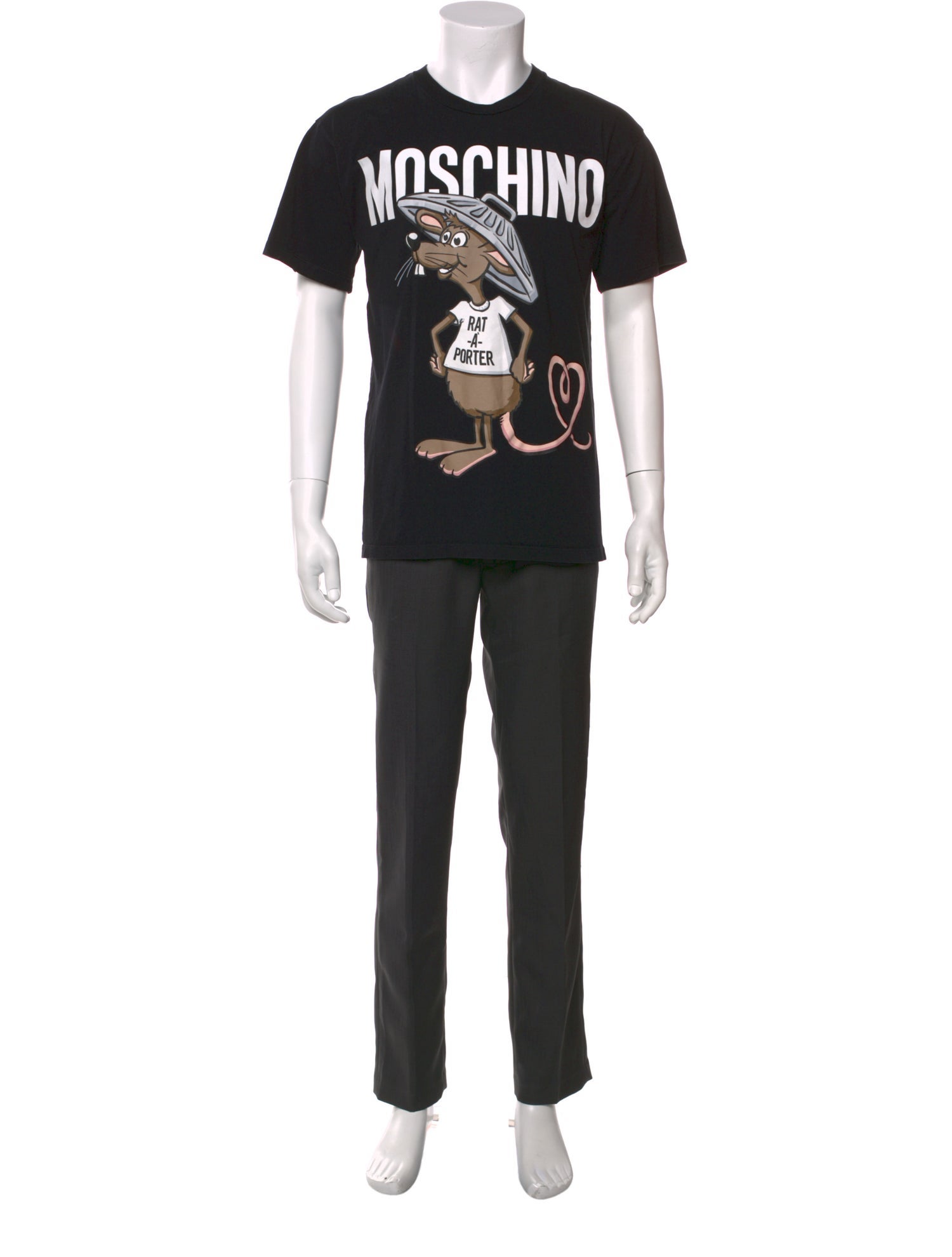 Moschino Graphic Print Crew Neck T-Shirt
