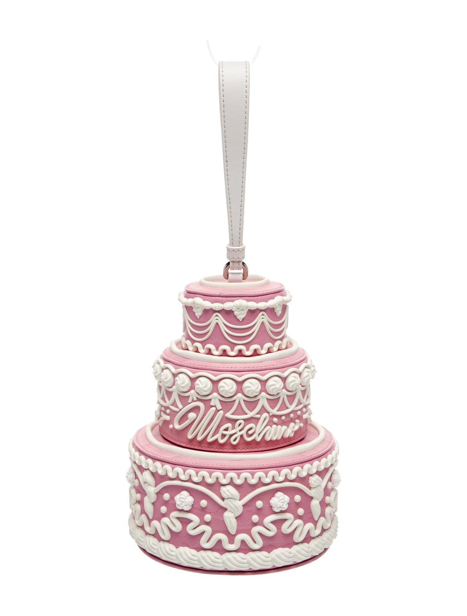 Moschino Leather Top Handle Bag