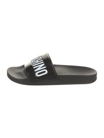 Moschino Rubber Printed Slides