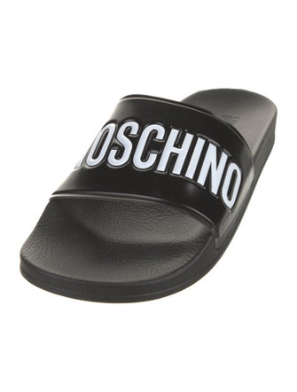 Moschino Rubber Printed Slides