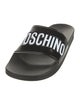 Moschino Rubber Printed Slides