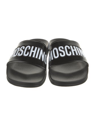 Moschino Rubber Printed Slides