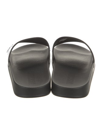 Moschino Rubber Printed Slides
