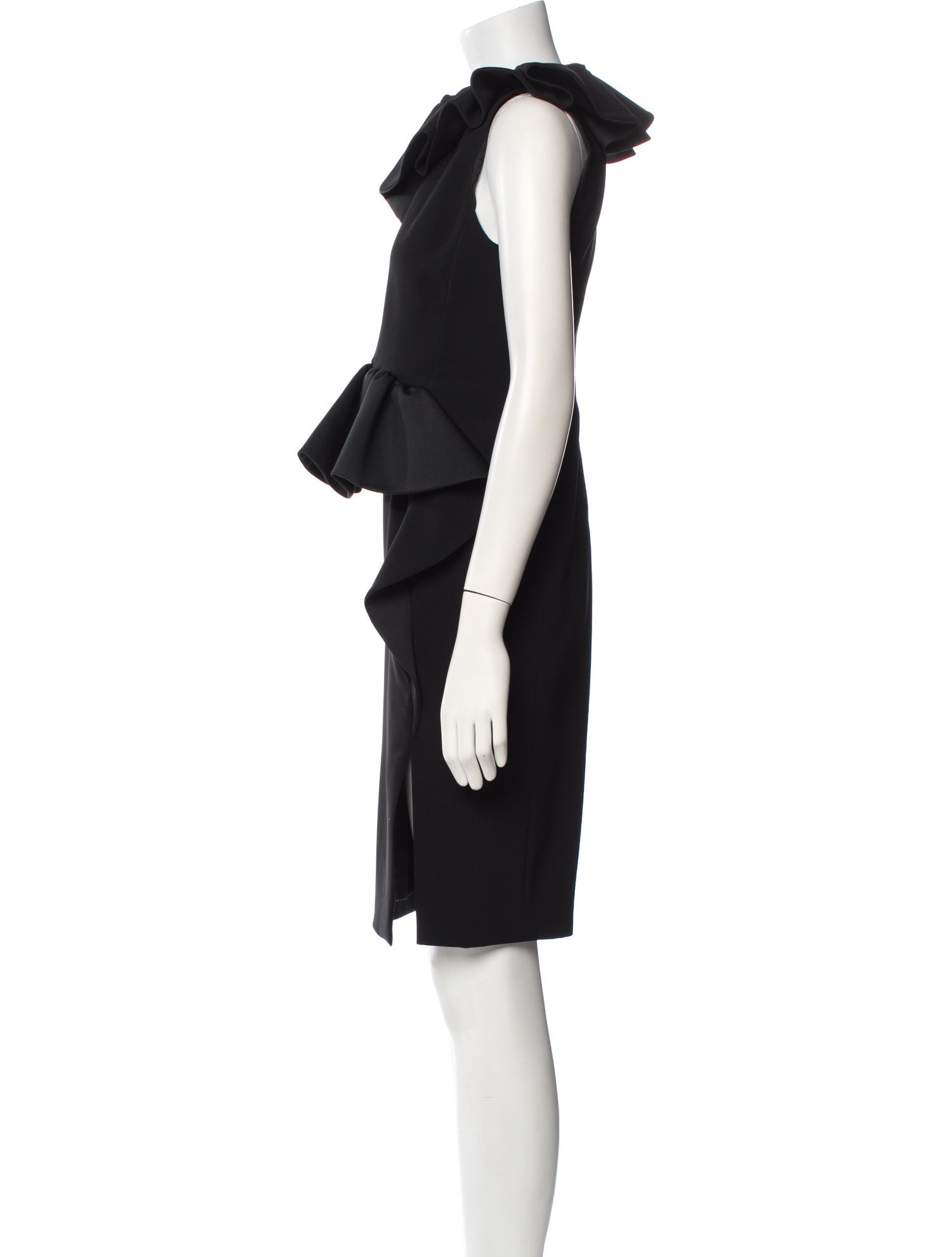 Moschino Cowl Neck Knee-Length Dress