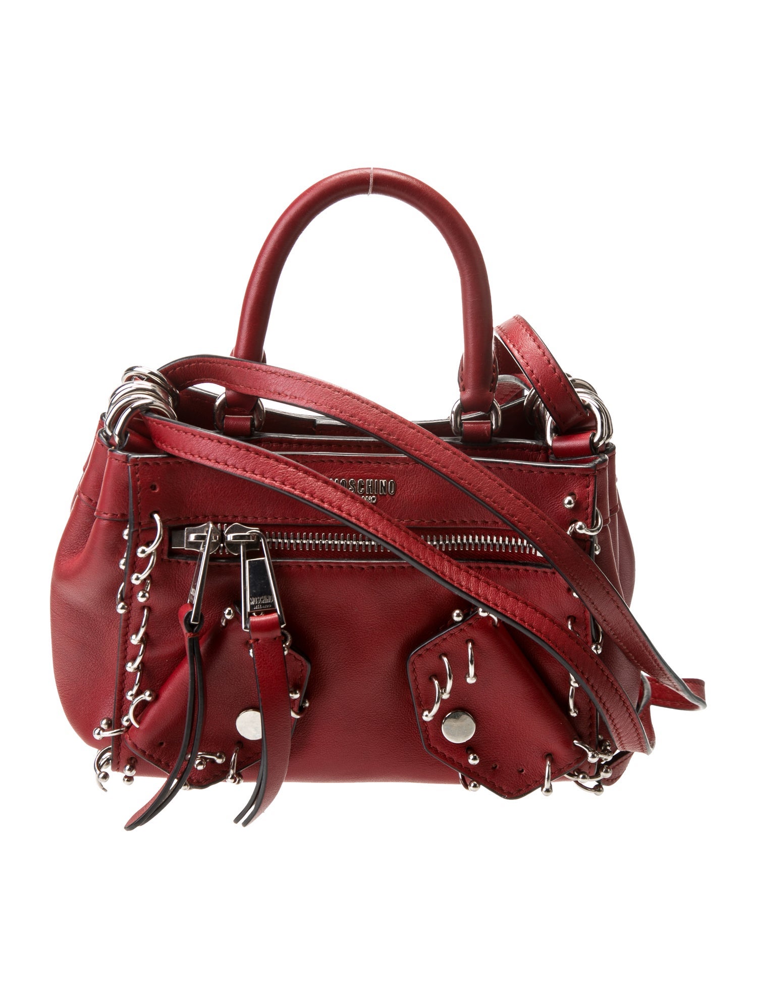 Moschino Leather Shoulder Bag