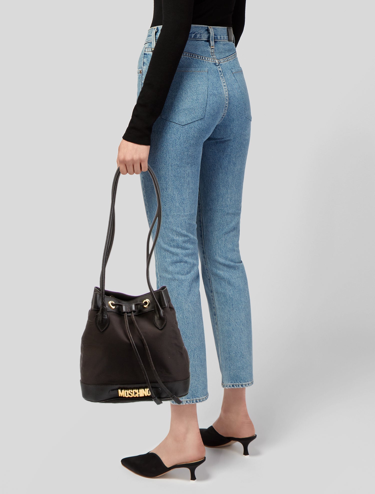 Moschino Nylon Bucket Bag