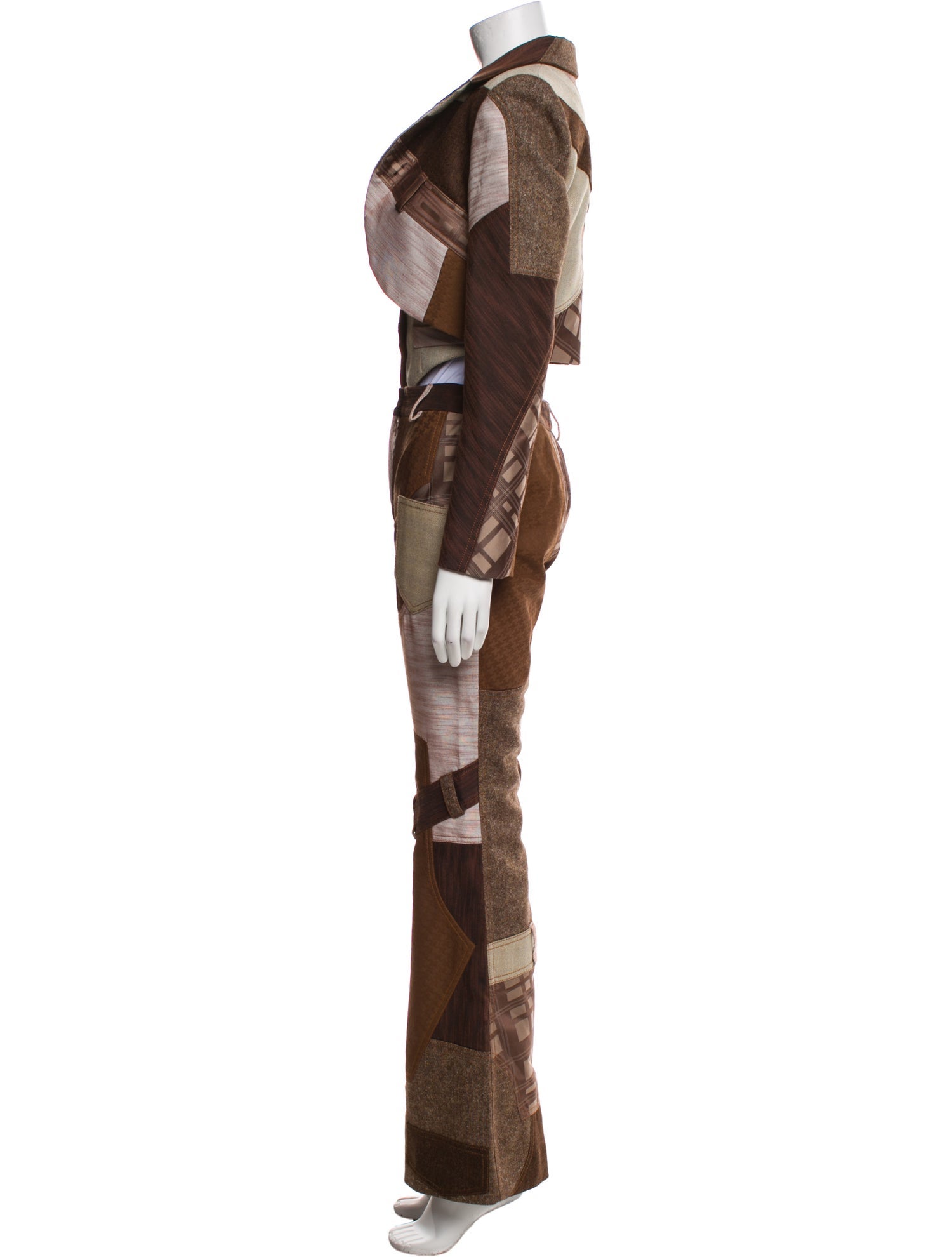 Moschino Colorblock Pattern Pant Set