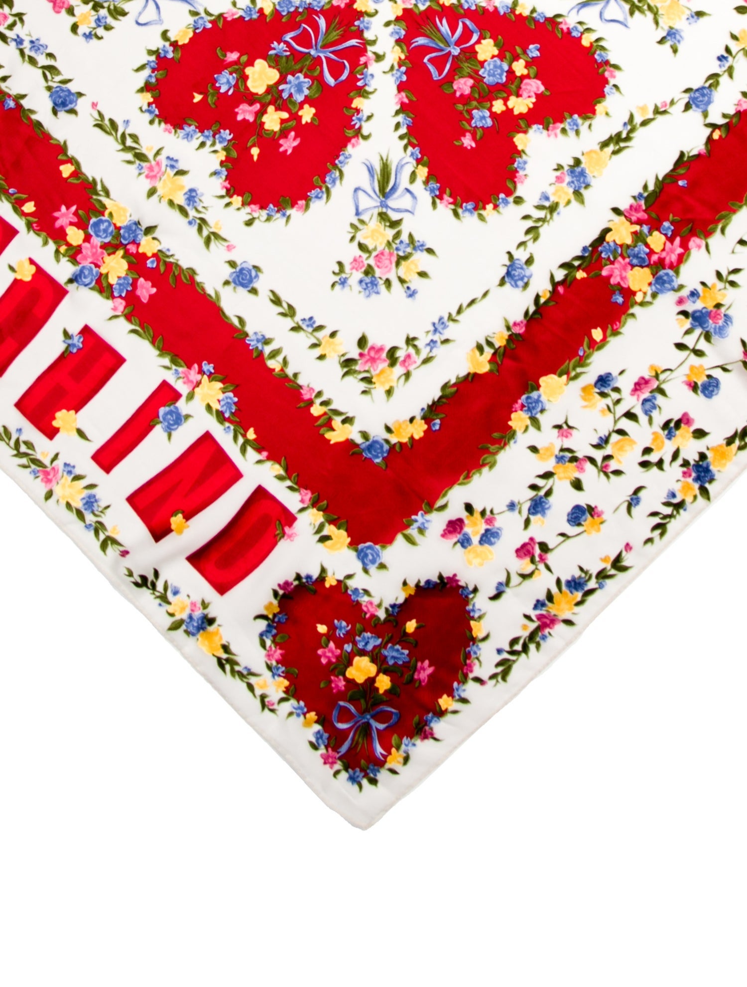 Moschino Floral Print Scarf