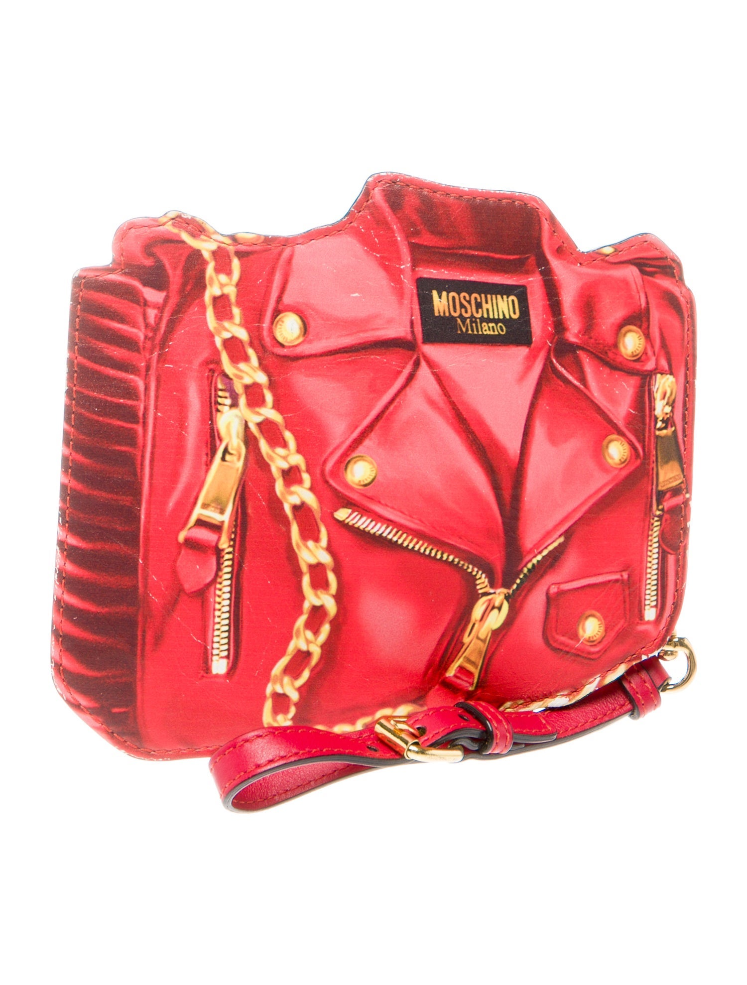 Moschino Leather Crossbody Bag