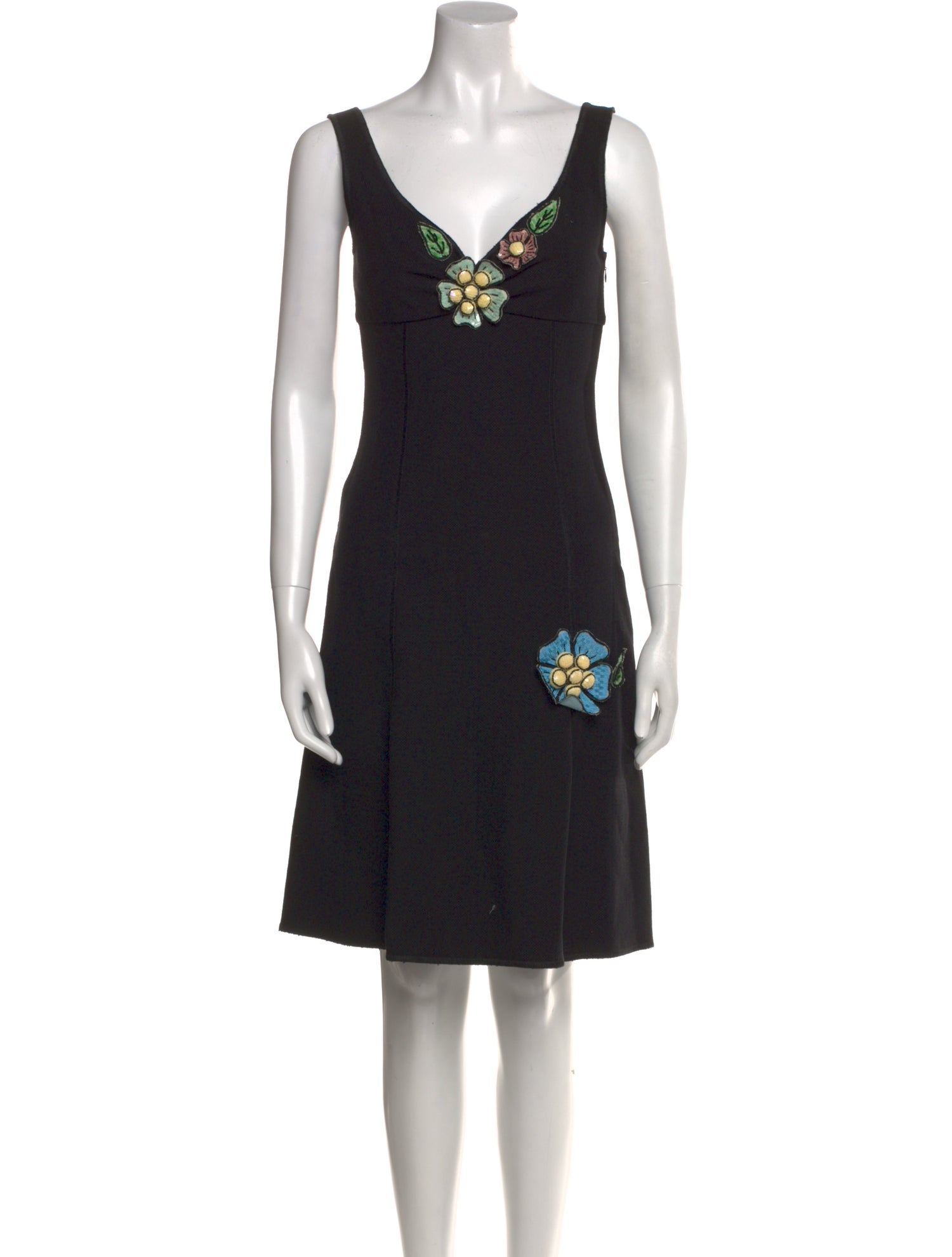 Moschino Printed Knee-Length Dress