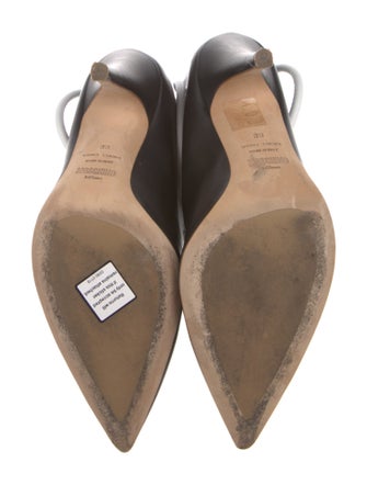 Moschino Leather Graphic Print Boots