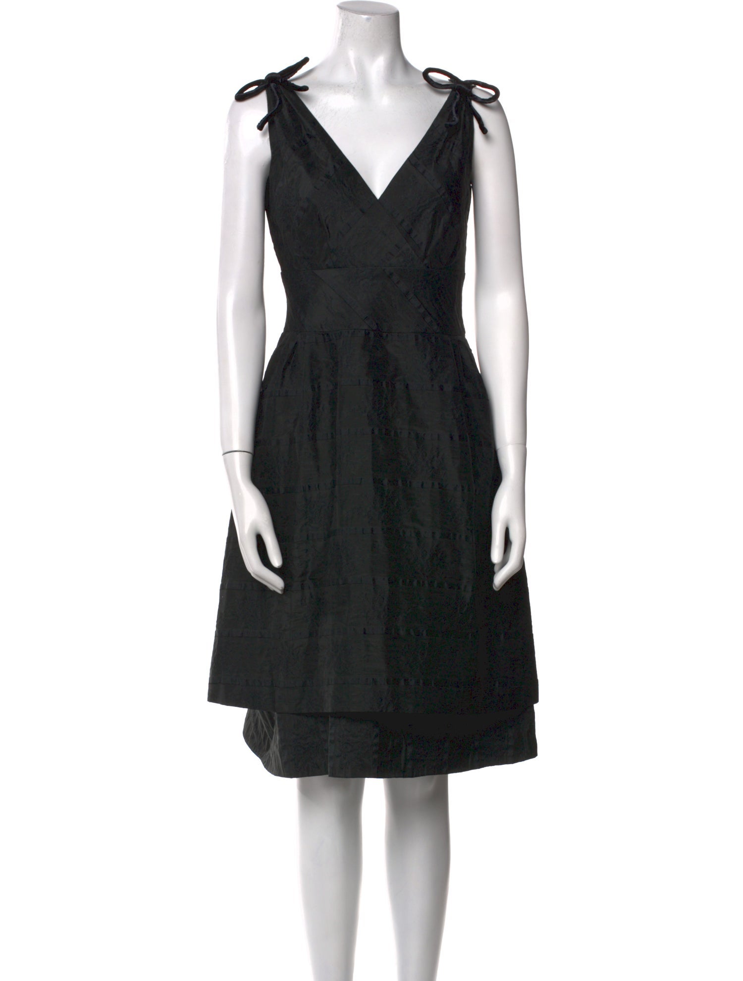 Moschino V-Neck Knee-Length Dress