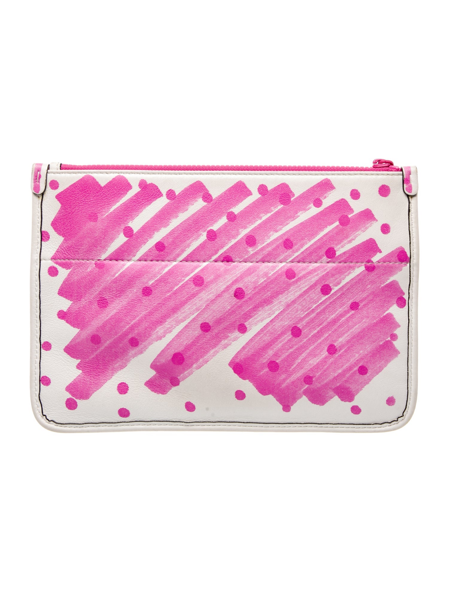 Moschino Leather Clutch