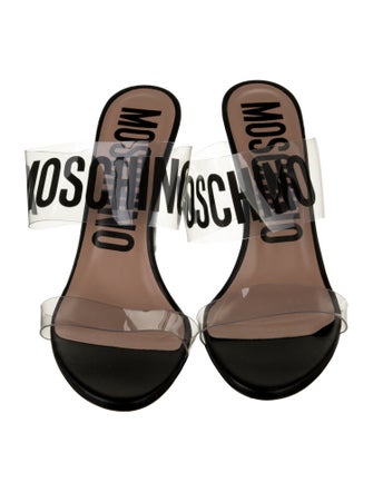 Moschino Leather Slides