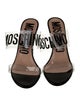Moschino Leather Slides