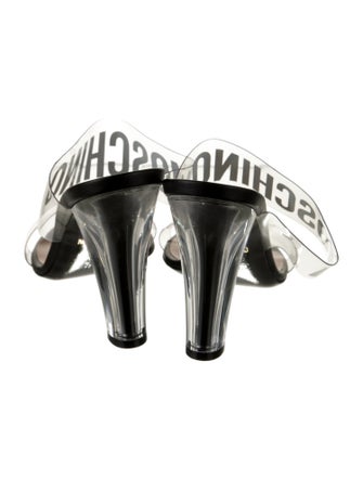 Moschino Leather Slides