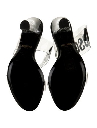 Moschino Leather Slides