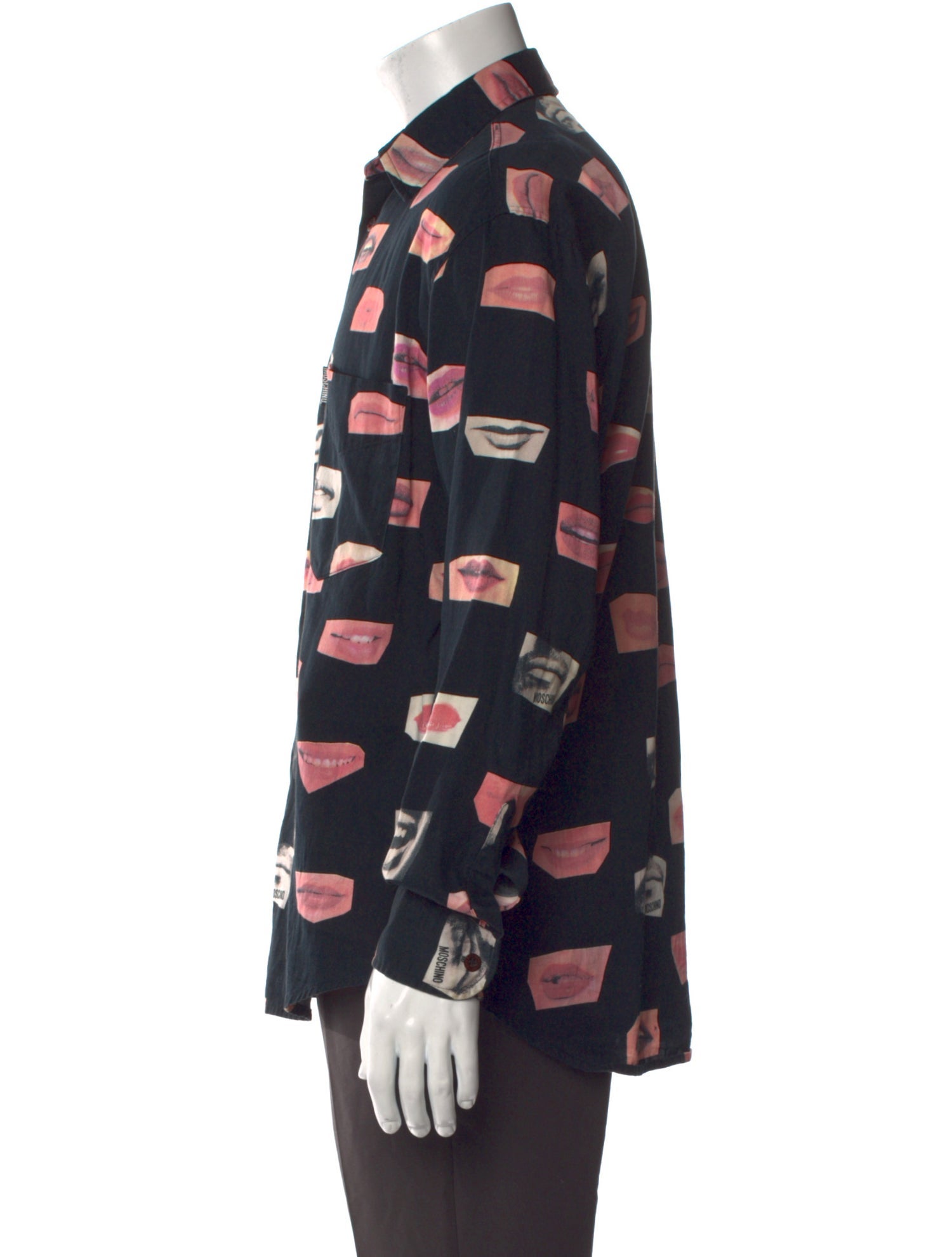 Moschino Printed Long Sleeve Shirt