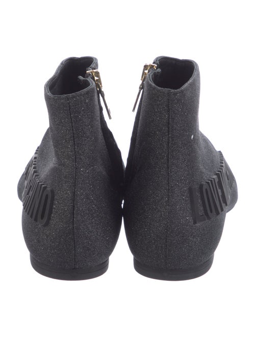 Moschino Glitter Glitter Accents Boots