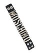 Moschino Leather Logo Wrap Bracelet