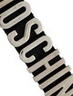 Moschino Leather Logo Wrap Bracelet