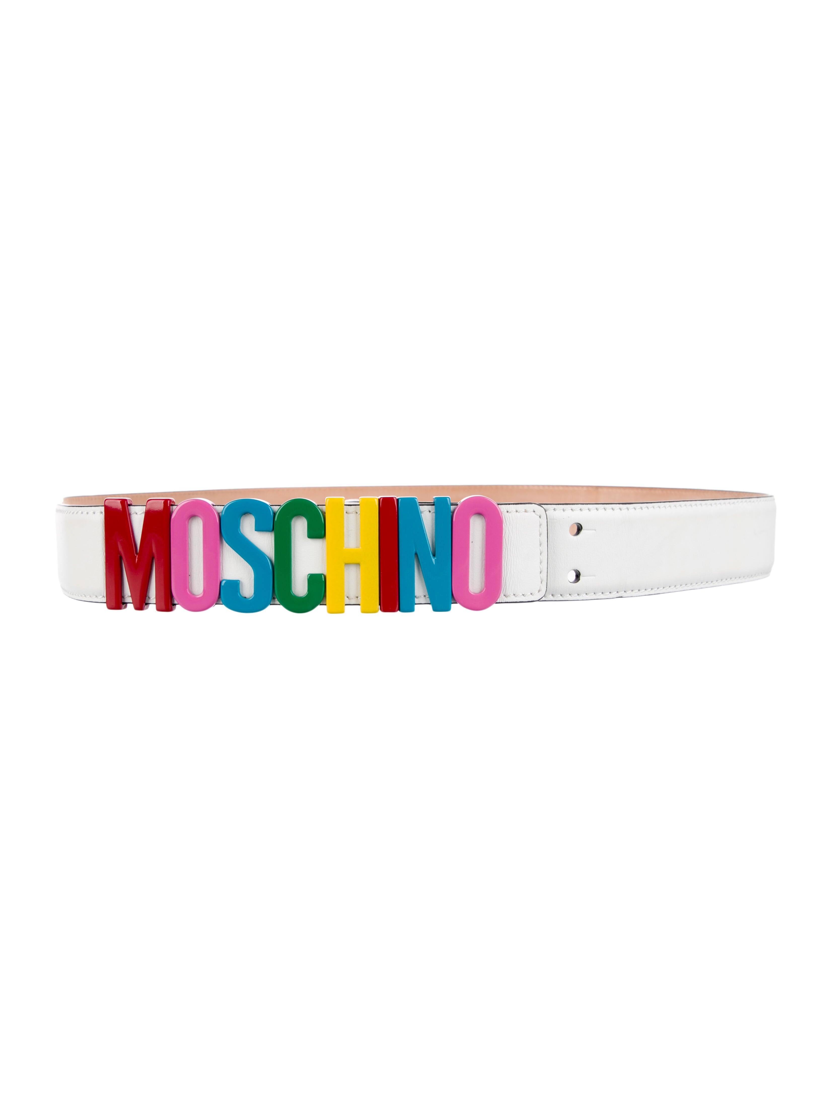 Moschino Leather Waist Belt