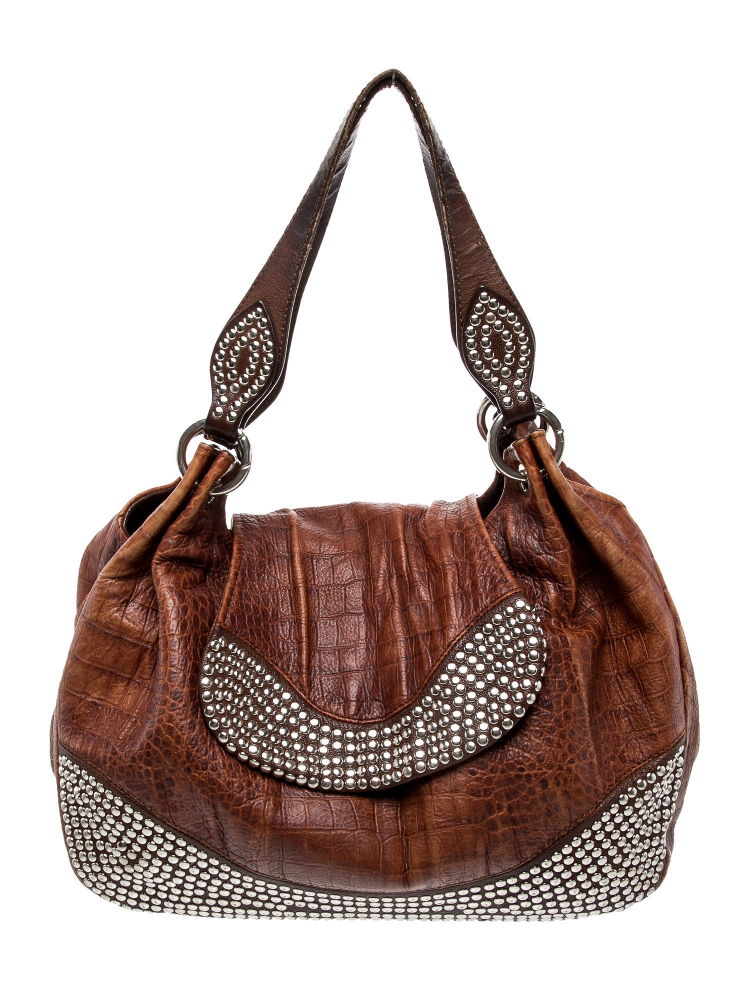 Moschino Leather Top Handle Bag