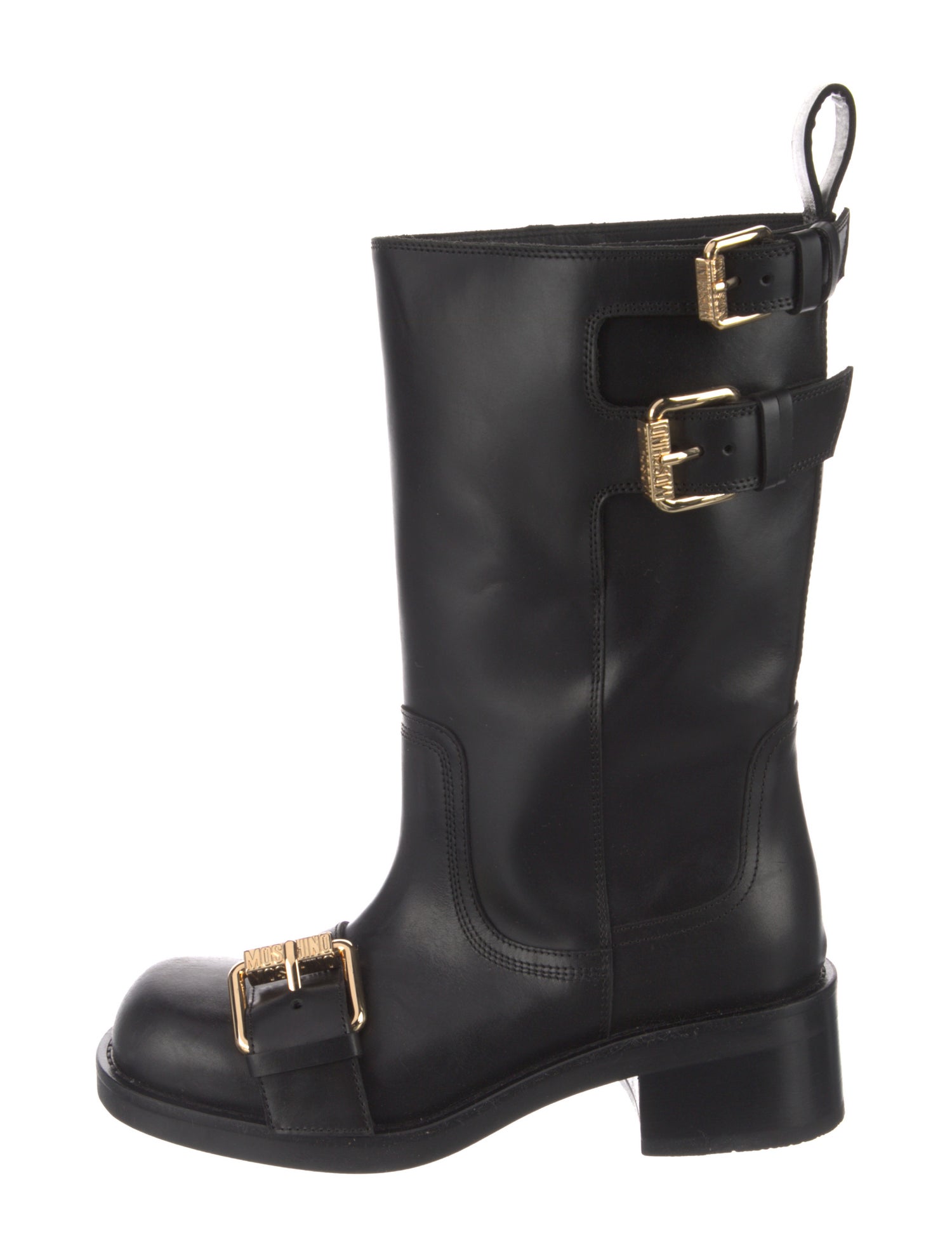 Moschino Leather Boots