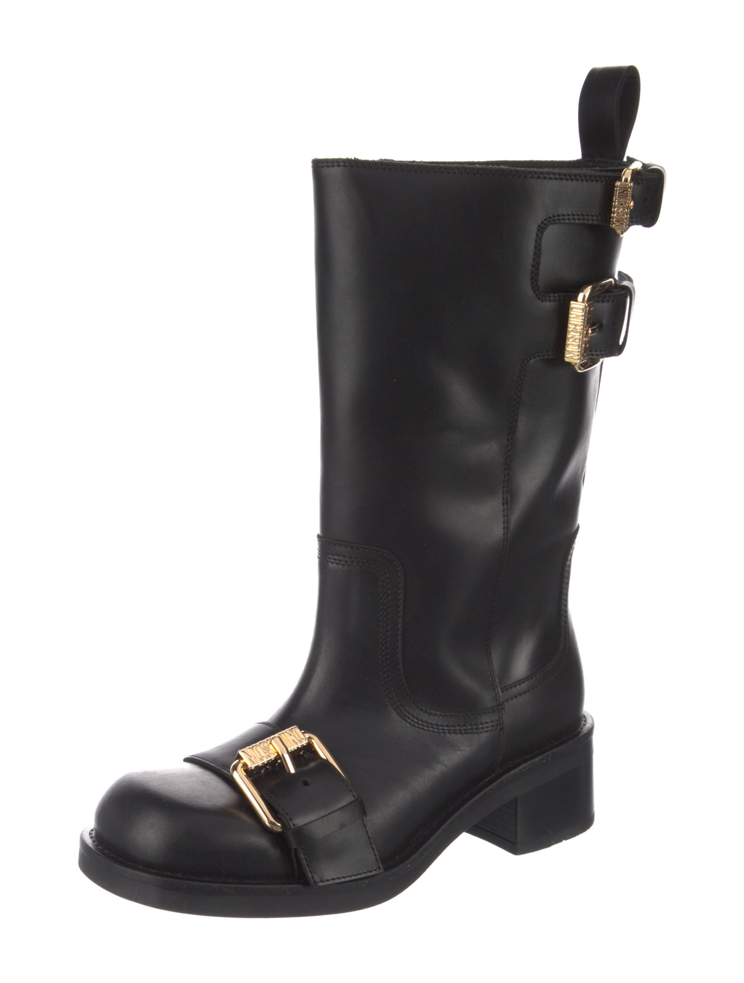 Moschino Leather Boots