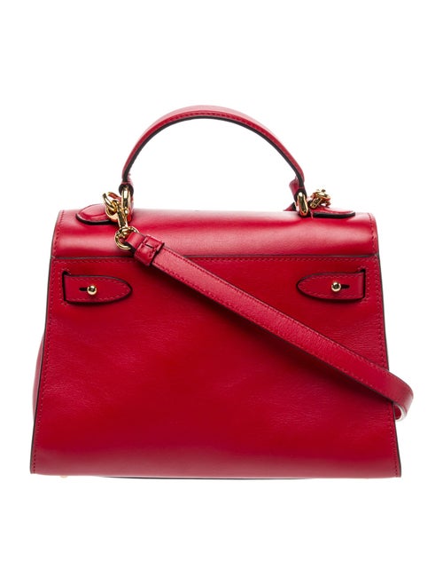 Moschino Leather Top Handle Bag