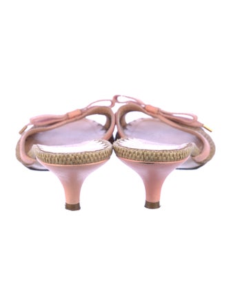 Moschino Straw Slides