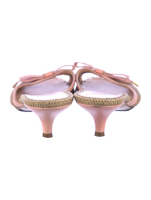 Moschino Straw Slides