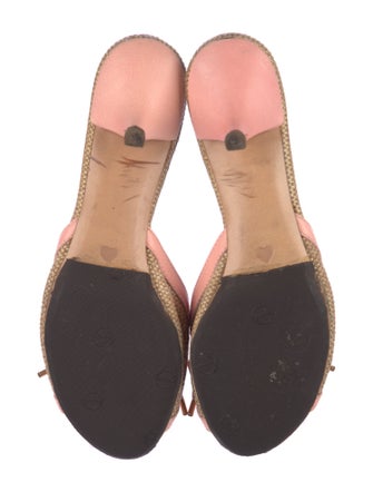 Moschino Straw Slides