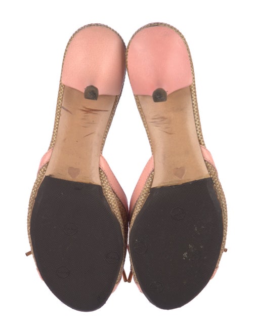 Moschino Straw Slides