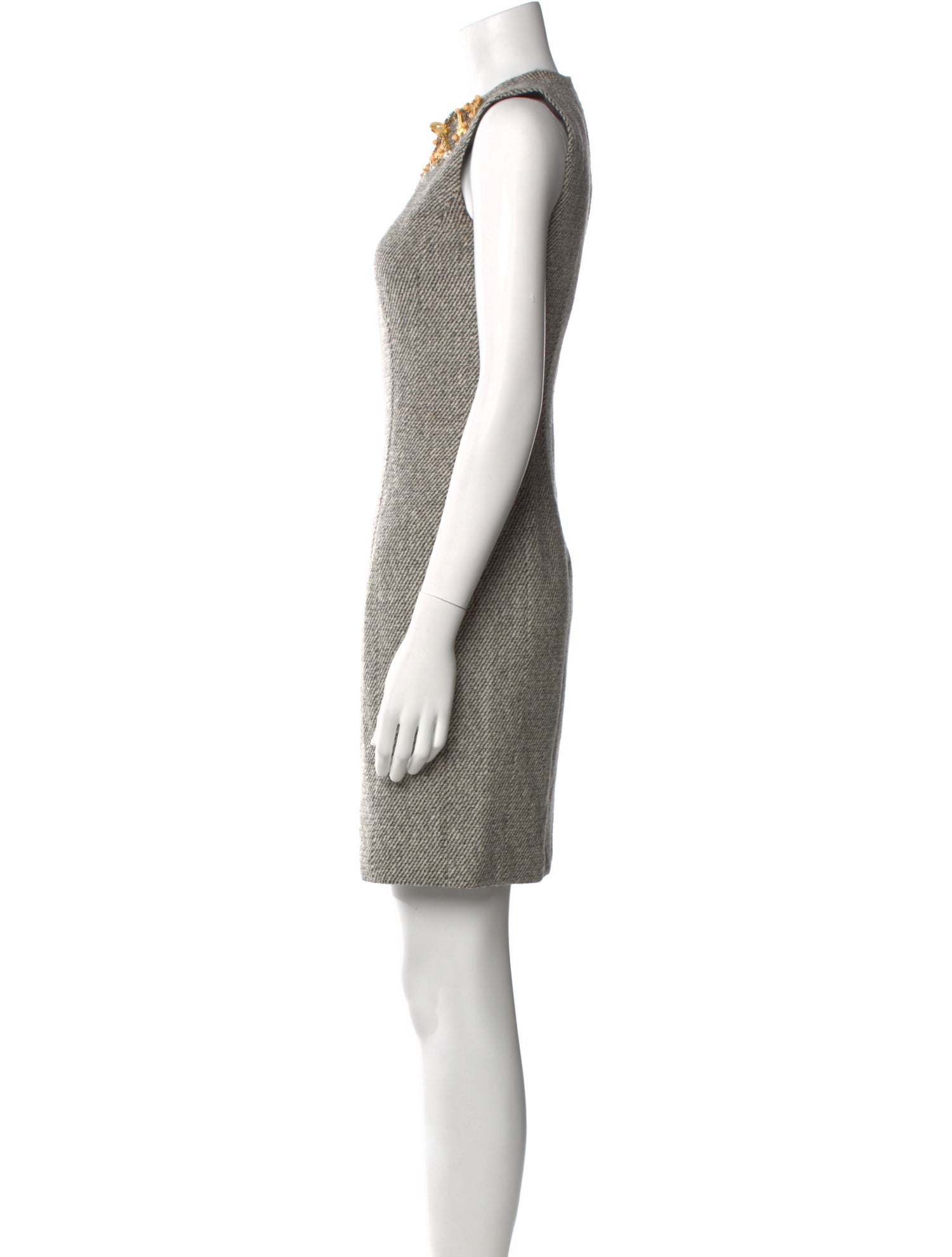 Moschino Virgin Wool Mini Dress