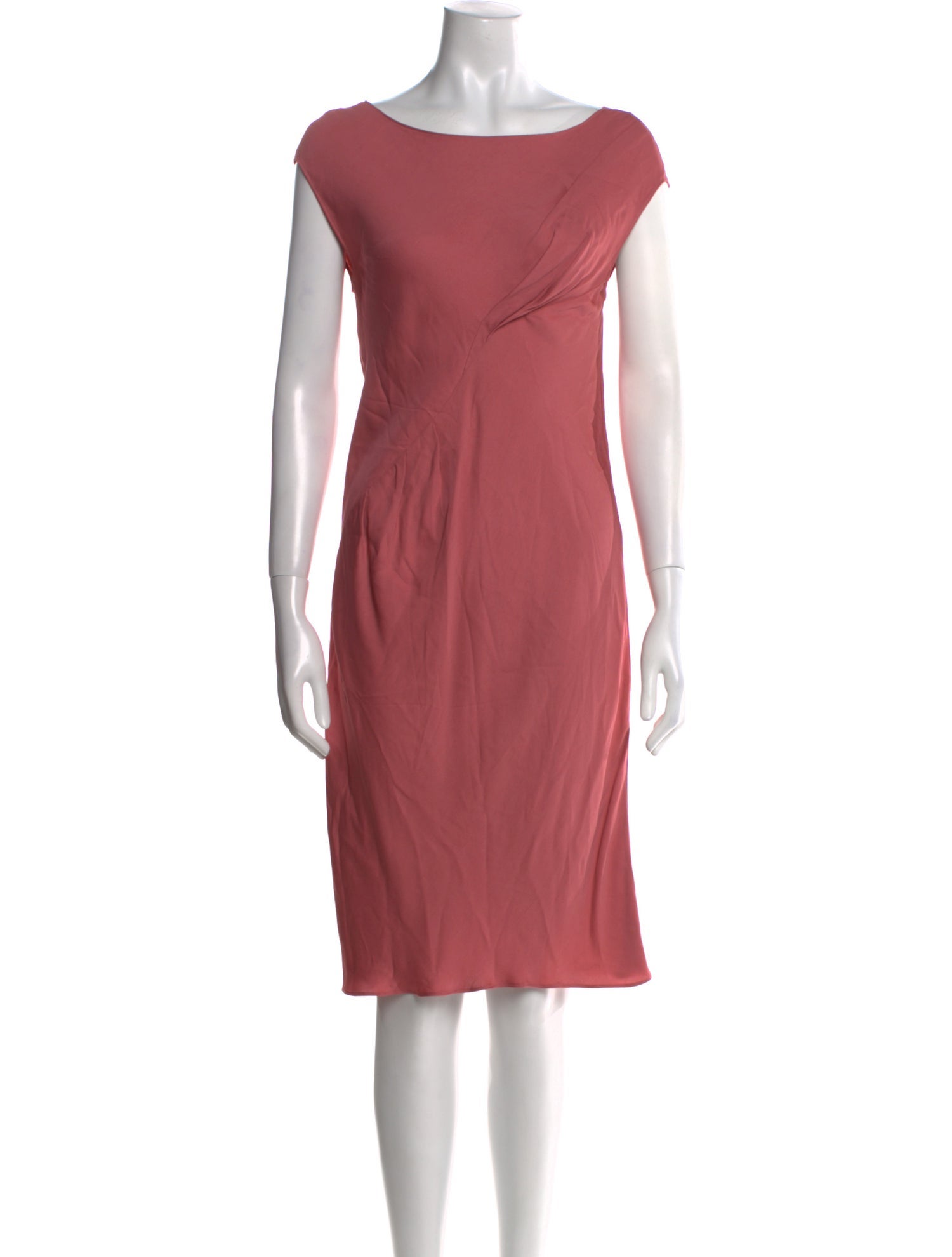 Moschino Bateau Neckline Knee-Length Dress