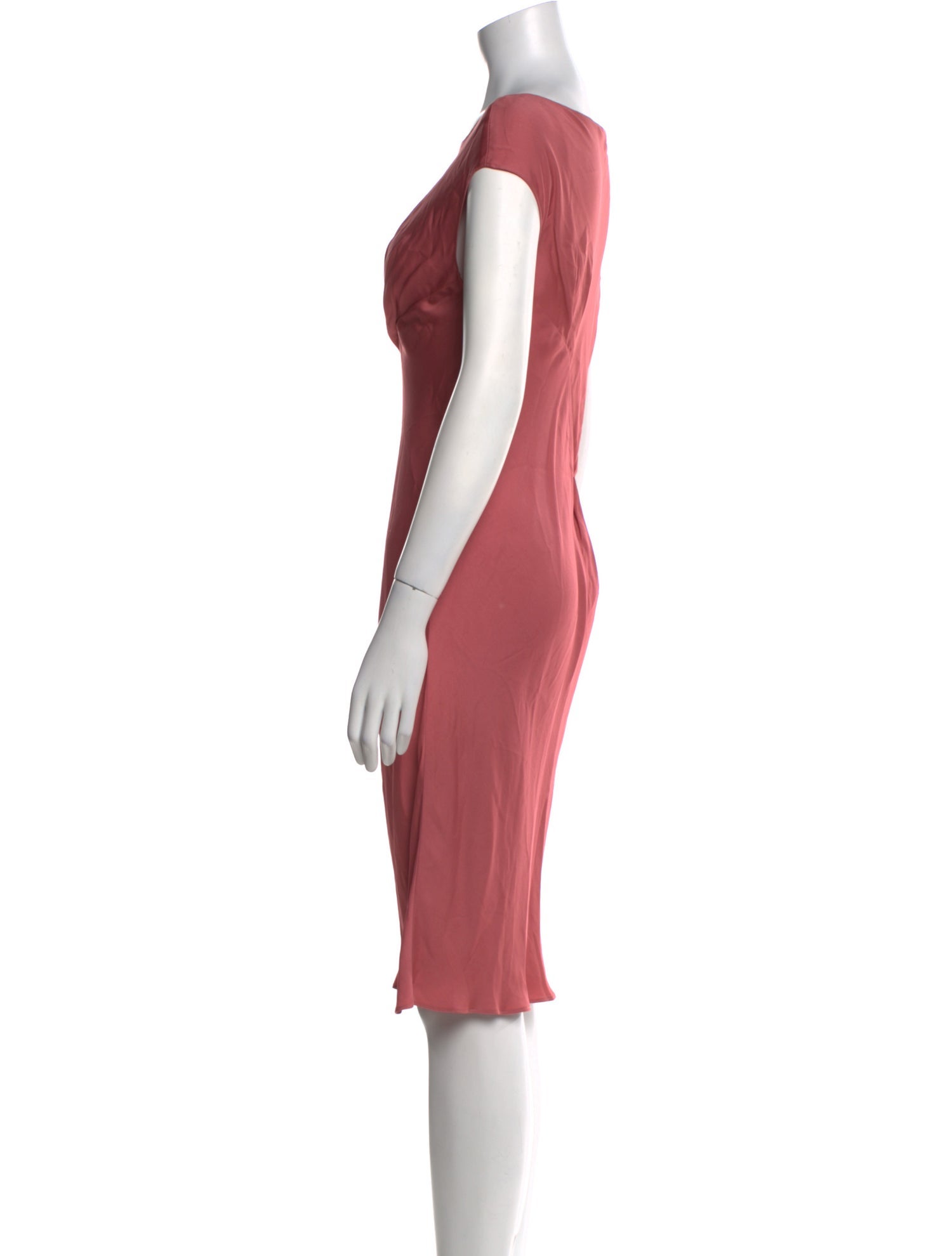 Moschino Bateau Neckline Knee-Length Dress