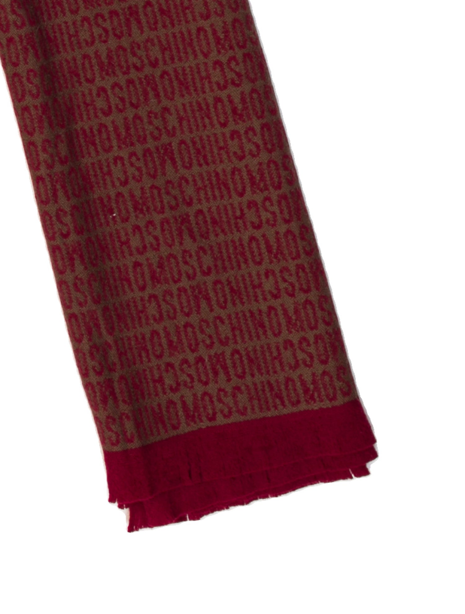 Moschino Wool Printed Scarf w/ Tags