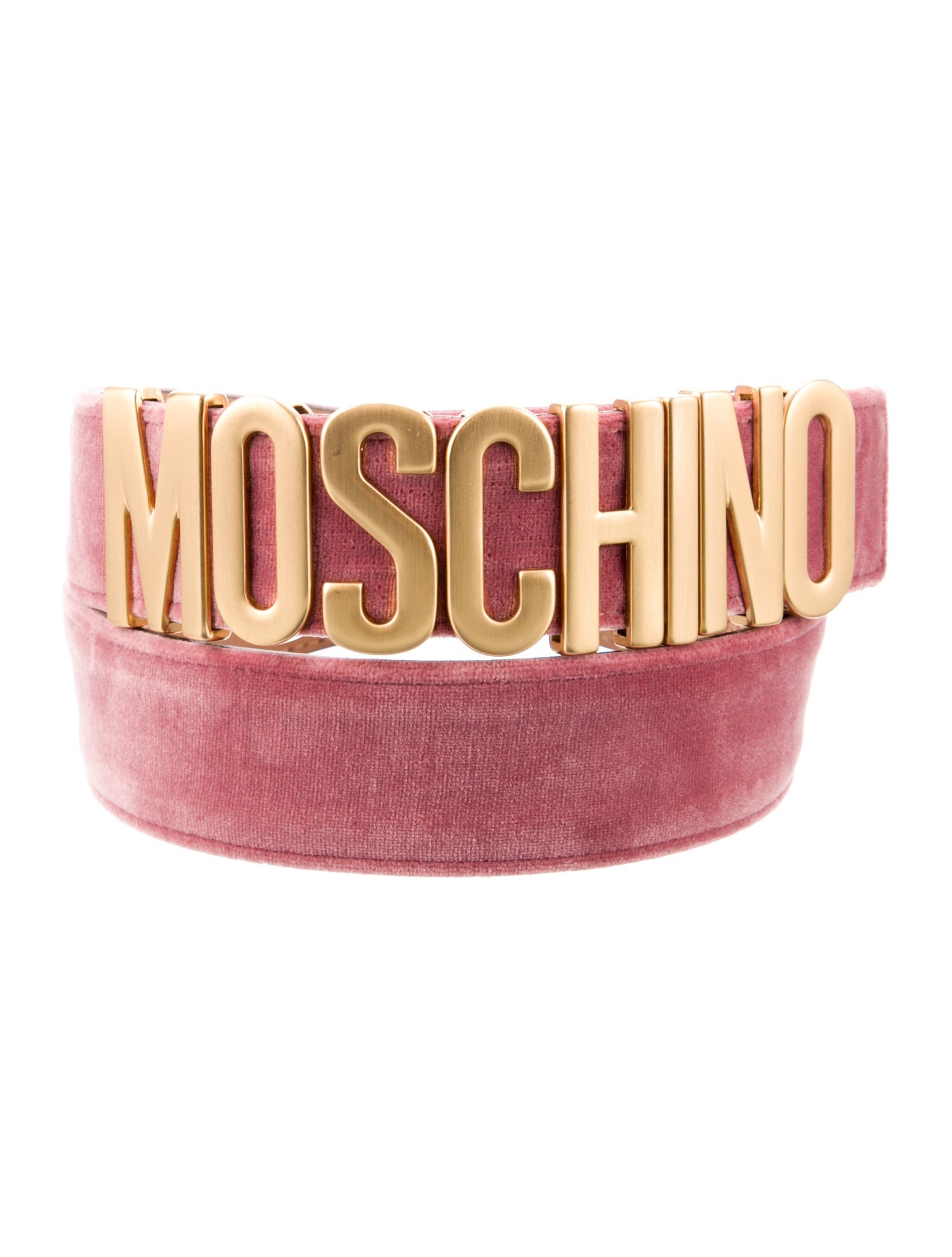 Moschino Velvet Belt